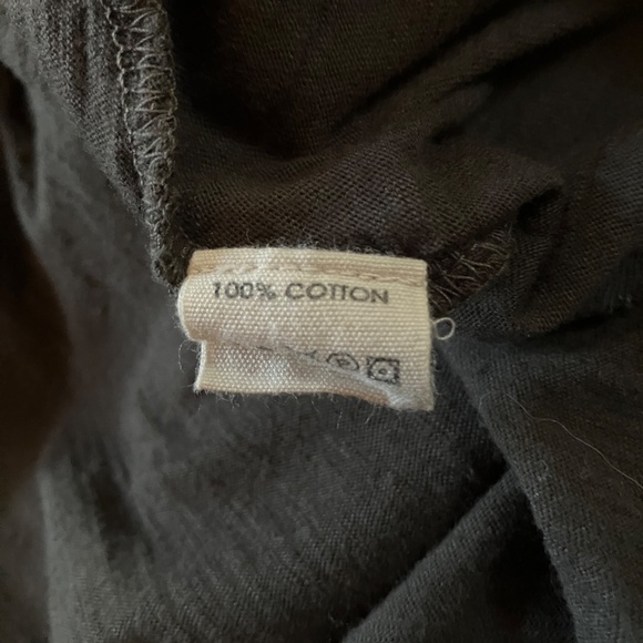 MAGNOLIA PEARL Grey Cotton High Low T-Shirt - Picture 5 of 5